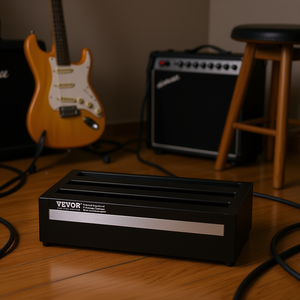 Vevor-Tablero para pedales de guitarra, aleación de aluminio, 14x11 pulgadas, bolsa de transporte superligera para instrumentos de cuerda, piezas y accesorios - Product Image 2