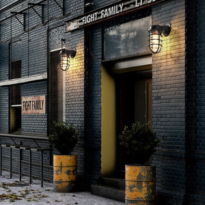 Đèn tín hiệu đường sắt Đèn Tường Ngoài Trời kho Bar Mỹ Retro không thấm nước Đèn công nghiệp - Product Image 3