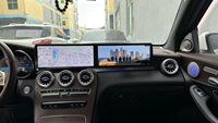 Pantalla IPS de 24.6 pulgadas con Carplay inalámbrico, Android Auto, WiFi, reproductor MP5 para Mercedes Benz W205/GLK/CLS/E/A Class, radio de coche con doble pantalla.