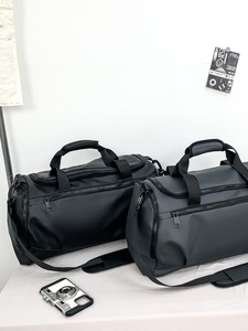 Lightweight Oxford Fabric Travel <b>Bag</b> Individual Shoe Storage Letter Pattern Fashion Daily Gym Duffle for Outdoor Zipper Closure - Product Image 6