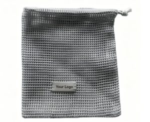 Bolsas de Malla de Algodón con Cordón, Reciclables y Naturales, de 11*13 cm, con Etiqueta Personalizada, para Jabón, Cosméticos, Champú y Loción - Product Image 4