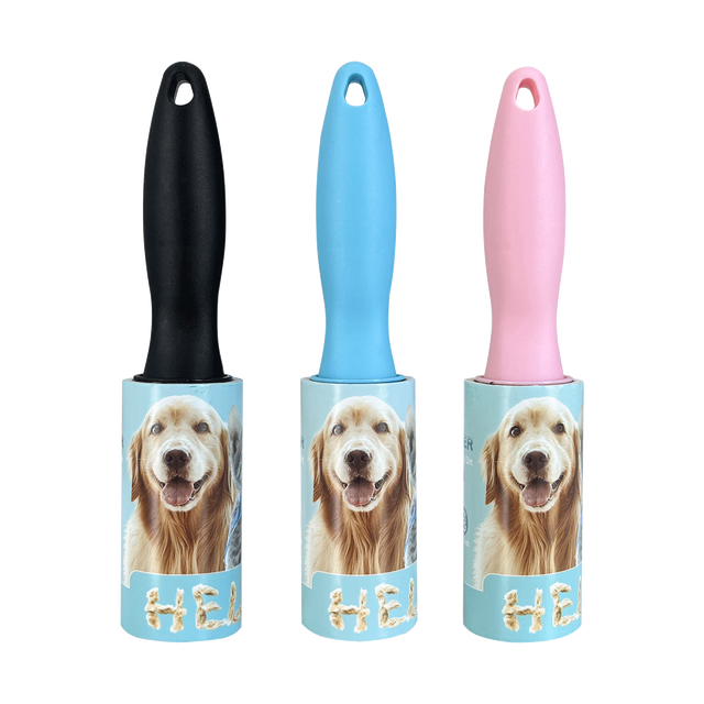 Best-Selling 10cm Pet Hair Remover Roller Colorful Popular Handle Effective Pet Cleaning Tools Extra Sticky Lint Remover