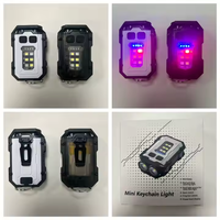 Nouvelle conception, vente chaude, petite lampe torche LED puissante, 300 lumens, clip pour casque, lumière magnétique, mini lampe torche de poche, porte-clés