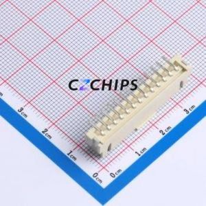 ZX-XH2.54-13PLT Wire-to-Board Pin Header SMD,P=2.5mm Connector 1x13P 2.5mm Vertical Mount XH - Product Image 2