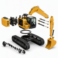 Moteur d'accélérateur pour pièces d'excavatrice 21EN32370 247-5212 157-3177 2475232 2475231 2475235 Compatible avec CAT E200B E307 Moteur pas à pas