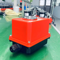 Vanne à boisseau sphérique électrique en PVC avec actionneur, petite micro vanne à raccordement par soudure 35 Nm