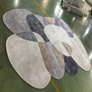 <span class=keywords><strong>Tappeto</strong></span> Artistico con Motivi Originali, Fatto a Mano, Moderno, Ecologico e Resistente alle Macchie per Arredamento di Lusso in Camera da Letto e Soggiorno - Product Image 5