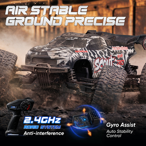 Vente en gros de voitures RC JIUSI SC10 à l'échelle 1:10, monster truck 4x4 sans balais, course tout-terrain 2.4G, modèle RC de loisir RTR - Product Image 2