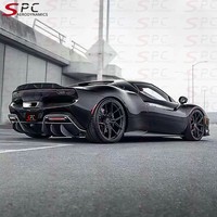 Kit carrosserie en fibre de carbone sèche SPC 296 pour Ferrari 296, style RY, kit carrosserie en fibre de carbone sèche pour Ferrari 296 2021+