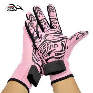 Guantes de Neopreno de 2 mm con Bloques de Color de Moda para Buceo Técnico, Protección Antideslizante, Cálidos para Invierno, Natación, Repuesto - Product Image 2