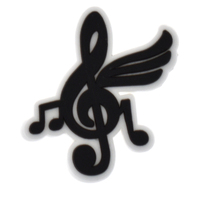 Vente en gros de sabots de téléphone breloques Piano Violon Notes Musique Décoration de chaussures Caoutchouc PVC Accessoires Boucle Notes de musique Charms de chaussures