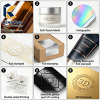 Autocollant en papier texturé rond, étiquette autocollante personnalisée avec logo imprimé pour pot à dessert, boîte cadeau et emballage de produits
