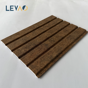 <span class=keywords><strong>Panneau</strong></span> <span class=keywords><strong>mural</strong></span> en PVC WPC moderne, imperméable et ignifuge, composite bois-plastique, à lattes cannelées, <span class=keywords><strong>pour</strong></span> revêtement intérieur/extérieur, hôtel, <span class=keywords><strong>TV</strong></span> - Product Image 1