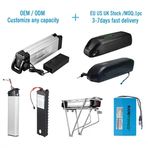 Anpassen der Ebike-Batterie 24V 48V 36V 10Ah 20Ah Elektrischer Mountainbike-Fahrrad rahmen Versteckte Li-Ionen-Batterie fach box mit Bms für Ebike