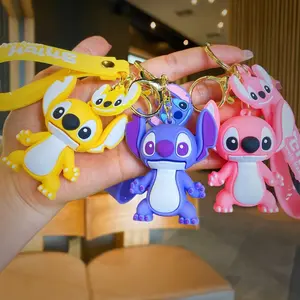 Fanhua Keychain Promotional Car Key Handbag Accessories Pink Anime Keyring Christmas Gift Wholesale Metal Keychains