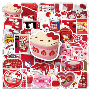 50 Pegatinas Estéticas <span class=keywords><strong>de</strong></span> Hello Kitty - Calcomanías <span class=keywords><strong>de</strong></span> Vinilo con Dibujos Rojos Kawaii <span class=keywords><strong>para</strong></span> Carcasas <span class=keywords><strong>de</strong></span> Teléfono, Pegatinas Personalizadas Estilo Instagram <span class=keywords><strong>para</strong></span> Chicas - Product Image 2