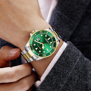 Luxury Two Tone Diver <b>Automatic</b> Watch Sapphire Crystal 904L Stainless Steel Mechanical <b>Wristwatch</b> Ceramic Bezel Waterproof watch - Product Image 4