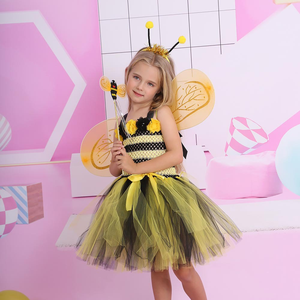 ชุดผึ้งสีเหลืองสำหรับเด็กผู้หญิง งานแสดงเต้นรำ ตัวละครนางฟ้า สำหรับเทศกาลฮาโลวีน จากโรงงานโดยตรง 100% - Product Image 6