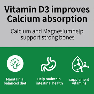 Suplementos nutricionales del complejo de zinc-calcio-magnesio OEM para hombre y mujer Tabletas combinadas de calcio y magnesio con alto contenido de zinc - Product Image 3