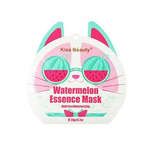 Masker Wajah Kiss Beauty Kolagen Berkualitas Tinggi dengan Esens Buah Aloe Vera, Melembapkan dan Menghidrasi, Kemasan Bentuk Kucing - Product Image 3