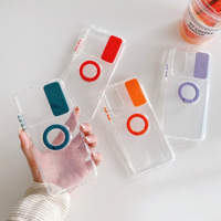 Casing Ponsel Pelindung Lensa Kamera TPU, Penutup Ponsel Pelindung Lensa Kamera TPU untuk Redmi 9 9A 9C Note 9S 9 10 11 Pro 9T 4G Xiaomi 11 11 Pro