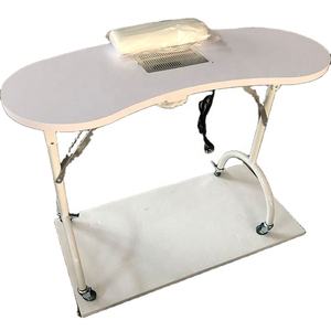 Foshan-<span class=keywords><strong>mesas</strong></span> de manicura <span class=keywords><strong>para</strong></span> salón de manicura, muebles portátiles con reposabrazos, Color y tamaño personalizado - Product Image 1
