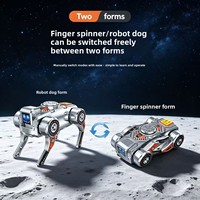 Nouveau Fidget Spinner en plastique transformable en chien robot, Gyro de doigt rotatif, Gadget anti-stress, Jouet pour jeunes, Cadeau