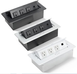 Pop up tầng ổ cắm điện điện ổ cắm mặt đất ổ cắm hộp mở rộng dây với <span class=keywords><strong>USB</strong></span> sạc Mạng kết nối - Product Image 6