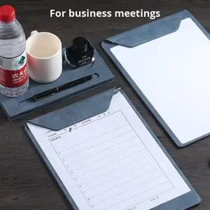 Clip magnétique A4 en PU - Clip pour réunion de gestionnaires et menu d'hôtel - Planche à écrire - Sous-verre - Clip pour mémo avec logo - Cadeau - Product Image 3