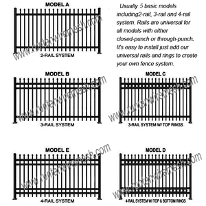 Valla de hierro forjado y paneles de acero galvanizado de alta calidad, diseño de valla metálica, gran oferta - Product Image 4