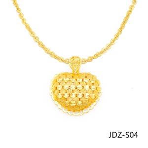 Collier en laiton plaqué or Jxx JDZ-S02 avec pendentif goutte d'eau en cristal, petit pendentif pour femme, meilleur prix, bijoux avec pierre principale en zircon - Product Image 2