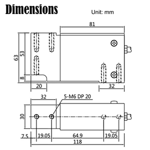 PLC321 10lb 20lb 40lb 100 lb Serie de Sensores de Fuerza de Celda de Carga de Alta Precisión para Básculas de Embalaje, Montaje Roscado, Puente de Wheatstone - Product Image 2