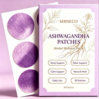 Patchs transdermiques quotidiens à base d'ashwagandha, respectueux de la peau, avec logo personnalisé et marque privée