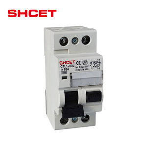 Заводской OEM RCCB 2P 4P <span class=keywords><strong>10ma</strong></span> 30ma 100ma 300ma 6A 10A 16A 20A 32A 40A 50A 63A выключатель остаточного тока ELCB Тип переменного тока SHCET - Product Image 2