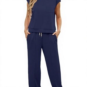 Conjuntos Deportivos de Dos Piezas para Hombre, Talla Grande, Transpirables, Ligeros, para Gimnasio, Verano 2022, con Logotipo Personalizado, Estilo Jogger Informal - Product Image 2