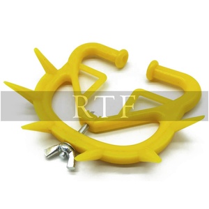 Equipo veterinario crudo a fino, anillo de Nariz de plástico antisucción para ternero, vaca, ganado, destete, parada de ordeño - Product Image 6