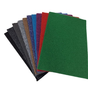 Thảm trải sàn không dệt màu đỏ chống cháy dùng cho triển lãm, thảm nhung thương mại, thảm trải lối đi đám cưới màu xanh đậm, thảm trải máy màu trắng - Product Image 6