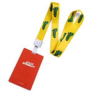 Cheap Custom Business Plain Ceremonial Vip Pass Id Card <b>Ribbon</b> Lanyard Neck Strap - Product Image 1