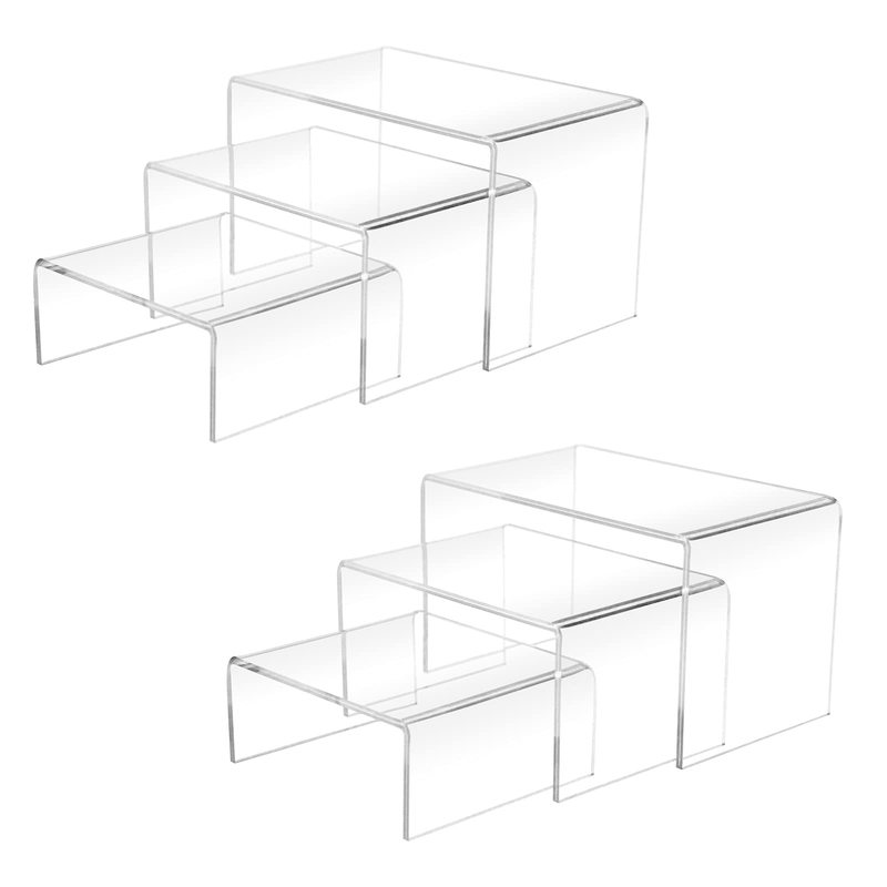 Factory Wholesale Clear Acrylic Display Risers