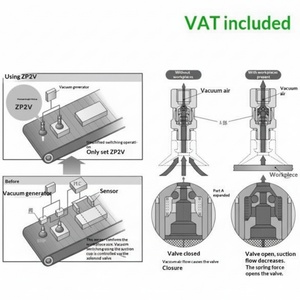 Válvula de seguridad industrial para vacío ZP2V-A5/A8/A01-B5/B6/B01, válvula de retención especial para ventosa, eléctrica 220V, 1kg, fabricada en China, 3 meses de garantía - Product Image 4