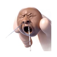 Nouveau Pistolet à Eau en Plastique Anti-Stress et Anti-Anxiété, Jouet de Bureau Amusant pour Enfants et Jeunes, Modèle SW Viral Yawning Tea Pet, Chine