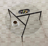 Table basse de style scandinave de luxe avec une qualité supérieure pour l'hôtellerie moderne