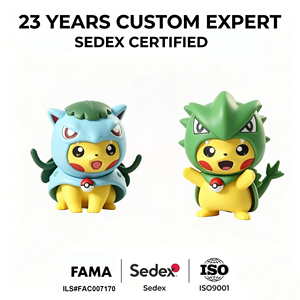 Figura de PVC OEM con NFC, Pika Cosplay, Linda Figura de Anime de Gengar, Mini Modelo de Acción, Estatua de <span class=keywords><strong>Manga</strong></span>, Caja Sorpresa de Pocket Monster para Marca - Product Image 1