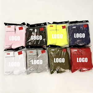 US Stock High Cut Towel Bottom Crew <strong>Socks</strong> Unisex Hip Hop Streetwear Breathable <strong>Moisture</strong> Wicking Casual Daily <strong>Socks</strong> Men Women - Product Image 3