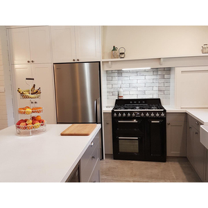 Design moderno bianco pittura a forma di L layout custom made mobili da <span class=keywords><strong>cucina</strong></span> <span class=keywords><strong>con</strong></span> Isola - Product Image 5
