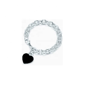 Venta Directa de Fábrica de Regalos Originales TIF de Alta Calidad para Niñas, Joyería de Plata de Ley S925 y Oro, <span class=keywords><strong>Pulsera</strong></span> con Dije de Corazón - Product Image 4