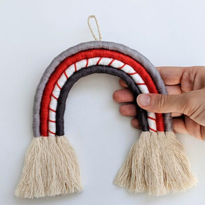 High QualityMacrame Rainbow Wall Hanging - Product Image 1