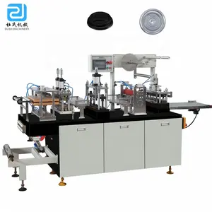 DS-420C Automatische Drie Rij Lijn Papier Koffie Beker Deksel Making Machine / Plastic Deksels Making Machine