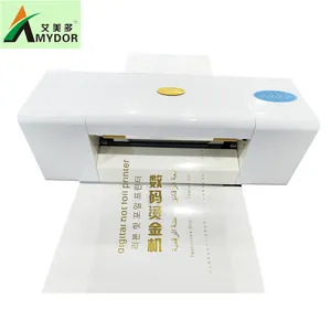 Amydor digital gold foil printing machine price/foil xpress digital hot foil printer AMD360A for paper card