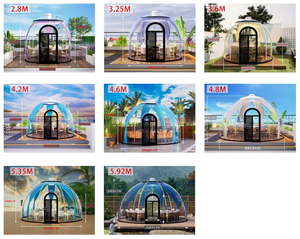 Globo de Nieve Gigante Personalizado para Navidad, Casa de Brinco Inflable para Fiestas al Aire Libre, Carpa Burbuja Transparente - Product Image 3